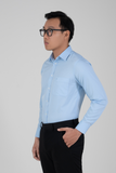  Áo sơ mi nam dài tay xanh có túi GENTITI By Thái Tuấn - 1C815HAKT005 