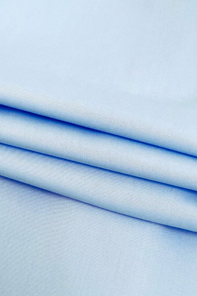  Áo Sơ Mi Nam Trơn Tay Dài Màu Xanh Nhạt - GenTiTi 1C702 