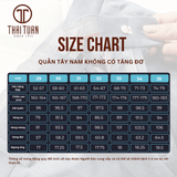  Quần tây nam màu xám đậm Thái Tuấn không tăng đơ -1Q6346APTS274C 