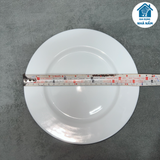  [SHIP HOẢ TỐC HN] Đĩa sứ tròn trắng 6,7,8,9,10 Long Hầu LOHACO 