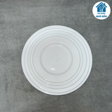  [SHIP HOẢ TỐC HN] Đĩa sứ tròn trắng 6,7,8,9,10 Long Hầu LOHACO 