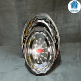  Khay inox ăn lẩu cá có quai và không quai 
