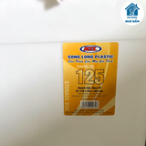  [SHIP HOẢ TỐC HN] Thùng Nhựa Chữ Nhật Trắng Có Bánh Xe 65L, 75L, 85L, 125L Nhựa Song Long 