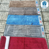  Combo thảm bếp, thảm nhà tắm Room Mat 1 dài 1 ngắn có đế cao su chống trơn trượt 