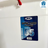  [SHIP HOẢ TỐC HN] Thùng Nhựa Chữ Nhật Trắng Có Bánh Xe 65L, 75L, 85L, 125L Nhựa Song Long 