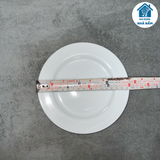  [SHIP HOẢ TỐC HN] Đĩa sứ tròn trắng 6,7,8,9,10 Long Hầu LOHACO 