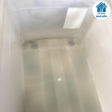  [SHIP HOẢ TỐC HN] Thùng Nhựa Chữ Nhật Trắng Có Bánh Xe 65L, 75L, 85L, 125L Nhựa Song Long 