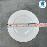  [SHIP HOẢ TỐC HN] Đĩa sứ tròn trắng 6,7,8,9,10 Long Hầu LOHACO 