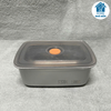  Hộp inox 304 đựng thực phẩm 1500 ml nắp có gioăng cao su 