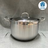  Nồi, xoong inox 3 đáy cao cấp luộc gà size 26,28,30,32,36 cm Five Star 