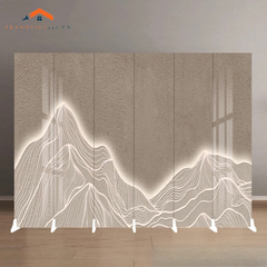 Vách Ngăn Trang Trí Núi Vàng Phong Thủy Cao Cấp – Tranh Nghệ Thuật Sang Trọng, Thu Hút Tài Lộc