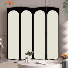 Bộ 4tấm vách ngăn bình phong hoạ tiết bắt mắt in  2 mặt khung gỗ bọc vải canvas - Tranhviet247