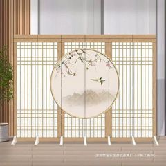 Vách Ngăn Trang Trí Họa Tiết Chim Hoa Phong Cách Nhật Bản – Mẫu Tối Giản Thanh Lịch