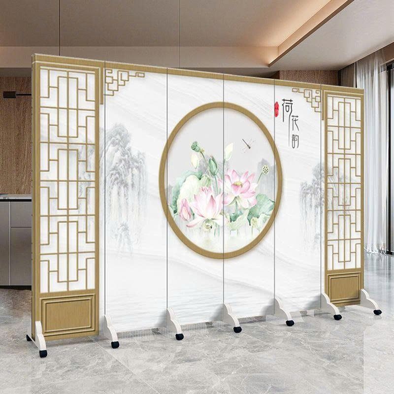 Vách Ngăn Trang Trí Họa Tiết Chim Hoa Phong Cách Nhật Bản – Mẫu Tối Giản Thanh Lịch