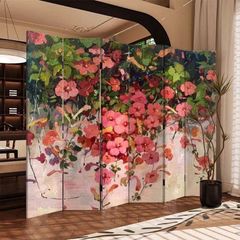 Vách ngăn hoạ tiết CÂY XANH sang trọng in trên vải canvas bền bỉ - Tranhviet247