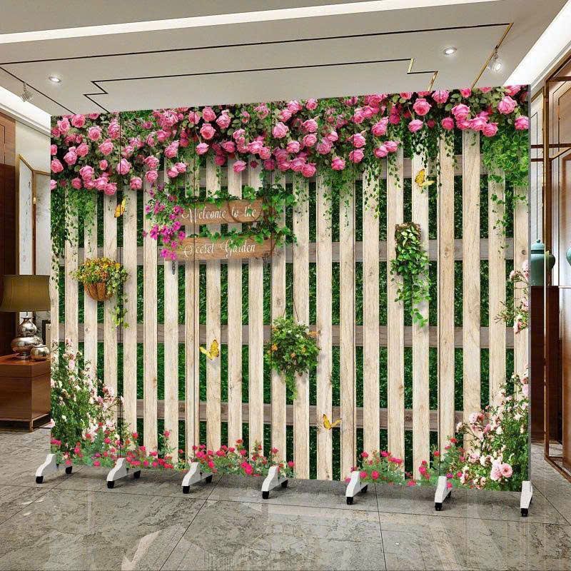 Vách ngăn hoạ tiết CÂY XANH sang trọng in trên vải canvas bền bỉ - Tranhviet247