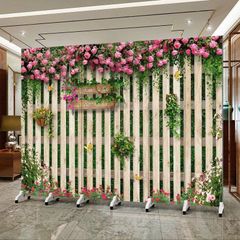Vách ngăn hoạ tiết CÂY XANH sang trọng in trên vải canvas bền bỉ - Tranhviet247