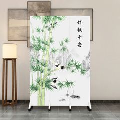 Vách ngăn hoạ tiết CÂY XANH sang trọng in trên vải canvas bền bỉ - Tranhviet247