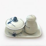  Đĩa đựng gia vị - vẽ chuồn kim 