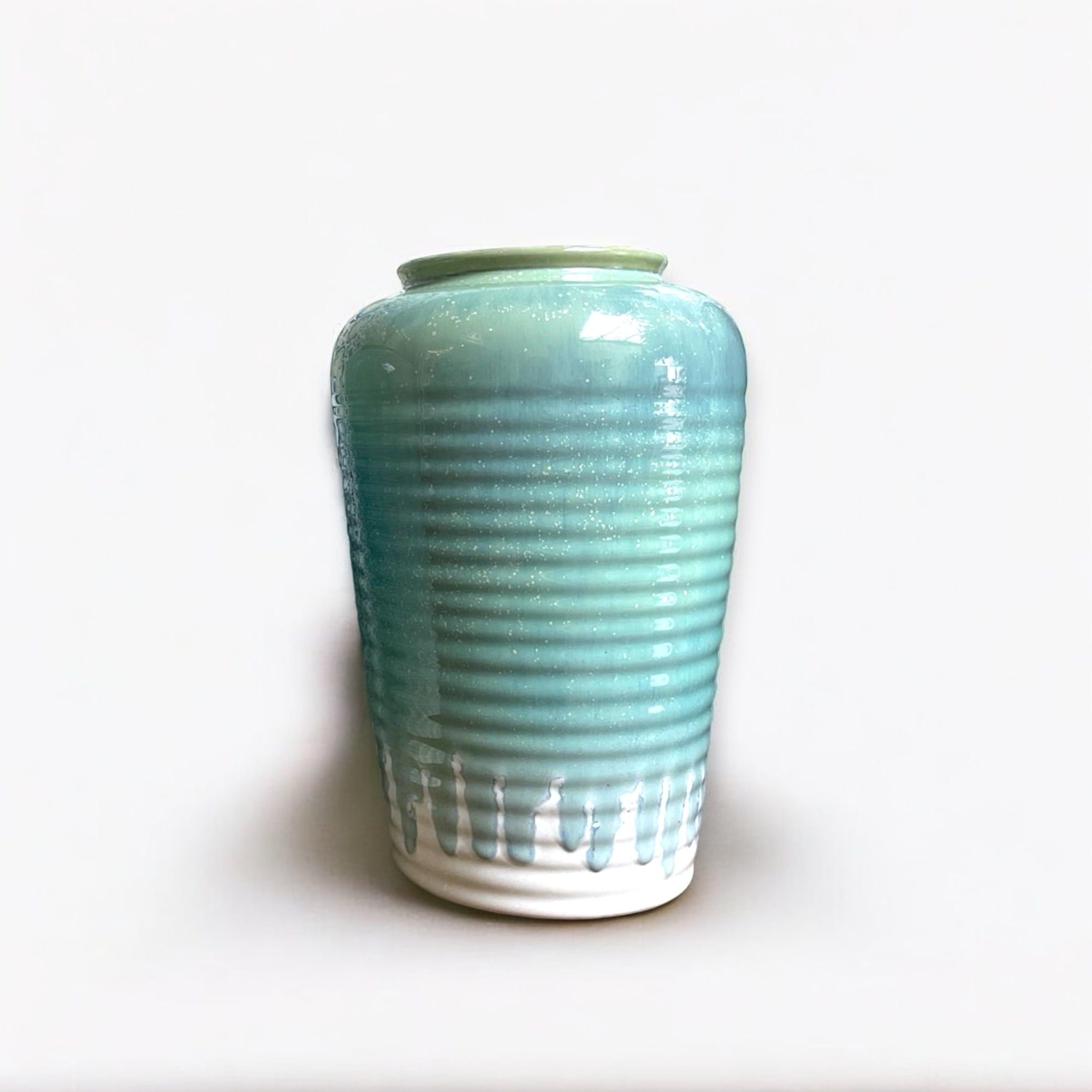  Bình hoa men ngọc chảy 