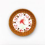  Lót cà phê mây vát - D08 