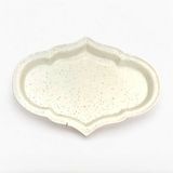  Đĩa bầu dục 2 cạnh đối xứng không viền - D26 