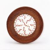  Đĩa mây tròn mảnh sứ - D24 