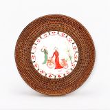  Đĩa mây tròn mảnh sứ - D24 