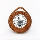  Lót xoong tròn mây mảnh sứ - D10 