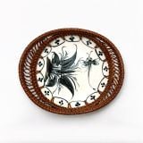  Rổ mây oval mảnh sứ - D12 