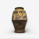  Bình đương đại hình hươu 