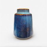  Bình trụ men lam khắc tre - H23 