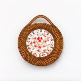  Lót xoong tròn mây mảnh sứ - D10 