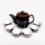  Bộ ấm trà bình trụ 750ml 