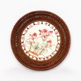  Rổ mây tròn mảnh sứ - D15 