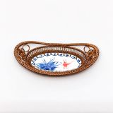  Đĩa bầu dục mây Mini 