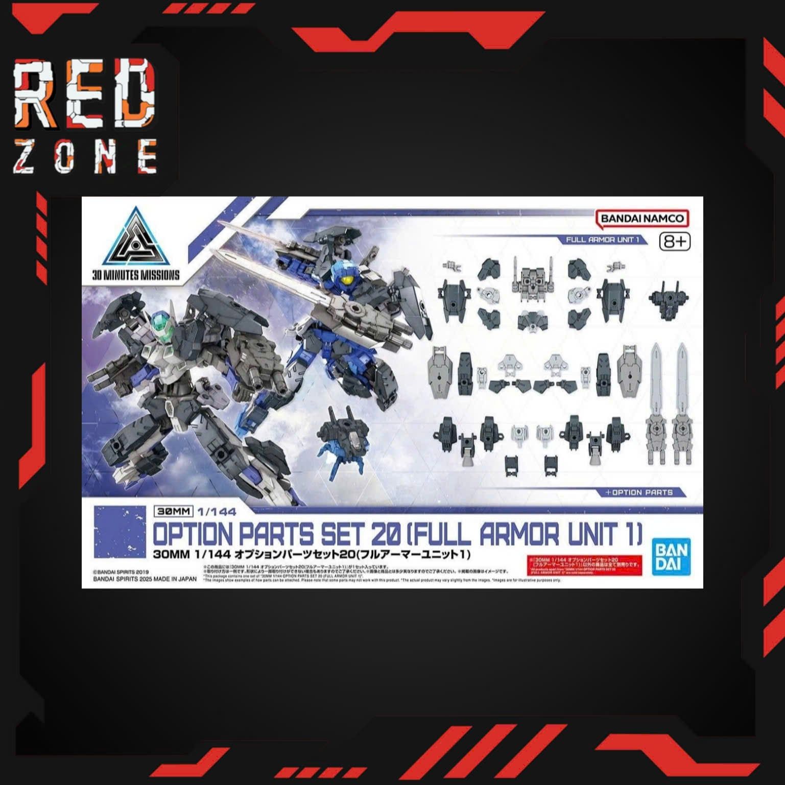 [KHÔNG BAO GỒM MÔ HÌNH] Phụ Kiện 30MM 1/144 OPTION PART SET 20 (FULL A ...