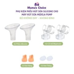 Bộ Phụ Kiện Hút Sữa Phễu Silicone Dùng Cho Máy Medela Pump In Style Advanced, Kiểm Định An Toàn, Hút Sữa Êm Ái Hiệu Quả