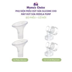 Bộ Phụ Kiện Hút Sữa Phễu Silicone Dùng Cho Máy Medela Pump In Style Advanced, Kiểm Định An Toàn, Hút Sữa Êm Ái Hiệu Quả