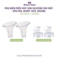 Phụ Kiện Hút Sữa Phễu Silicone Cho Máy Spectra Avent Fazt, Vắt Sữa Êm Ái và Hiệu Quả, Nhiều Lựa Chọn Size