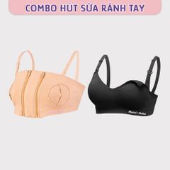 Combo Hỗ Trợ Hút Sữa Rảnh Tay, Áo Hút Sữa và Áo Lót Ngực Đa Năng Mama's Choice, Tăng Hiệu Quả Giảm Gánh Nặng Cho Mẹ