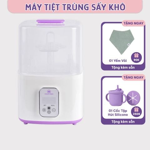 Máy Tiệt Trùng Sấy Khô và Hâm Sữa Mama’s Choice, Hâm Sữa Nhanh Chóng 2 Bình Cùng Lúc
