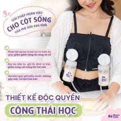 Áo Hút Sữa Rảnh Tay Mama’s Choice, Thiết Kế Công Thái Học, Freesize Phù Hợp Mọi Dáng Mẹ, Co Giãn 4 Chiều, Hút Sữa Êm Ái