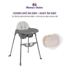 Ghế Ăn Dặm Mama's Choice, Ghế Cho Bé Tập Ăn Dặm, Kiểu Dáng Chắc Chắn Dễ Tháo Lắp và Vệ Sinh