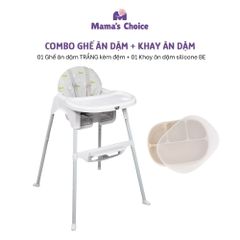 Ghế Ăn Dặm Mama's Choice, Ghế Cho Bé Tập Ăn Dặm, Kiểu Dáng Chắc Chắn Dễ Tháo Lắp và Vệ Sinh