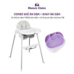 Ghế Ăn Dặm Mama's Choice, Ghế Cho Bé Tập Ăn Dặm, Kiểu Dáng Chắc Chắn Dễ Tháo Lắp và Vệ Sinh