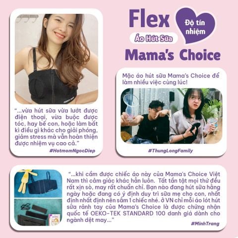 Áo Hút Sữa Rảnh Tay Mama’s Choice, Thiết Kế Công Thái Học, Freesize Phù Hợp Mọi Dáng Mẹ, Co Giãn 4 Chiều, Hút Sữa Êm Ái