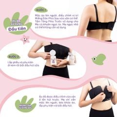 Áo Hút Sữa Rảnh Tay Mama’s Choice, Thiết Kế Công Thái Học, Freesize Phù Hợp Mọi Dáng Mẹ, Co Giãn 4 Chiều, Hút Sữa Êm Ái