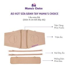 Áo Hút Sữa Rảnh Tay Mama’s Choice, Thiết Kế Công Thái Học, Freesize Phù Hợp Mọi Dáng Mẹ, Co Giãn 4 Chiều, Hút Sữa Êm Ái