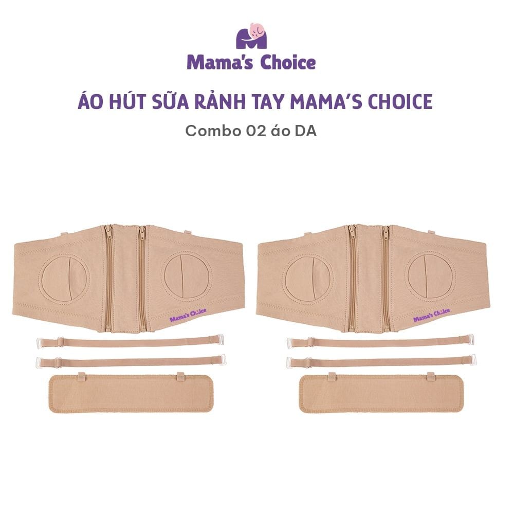 Áo Hút Sữa Rảnh Tay Mama’s Choice, Thiết Kế Công Thái Học, Freesize Phù Hợp Mọi Dáng Mẹ, Co Giãn 4 Chiều, Hút Sữa Êm Ái